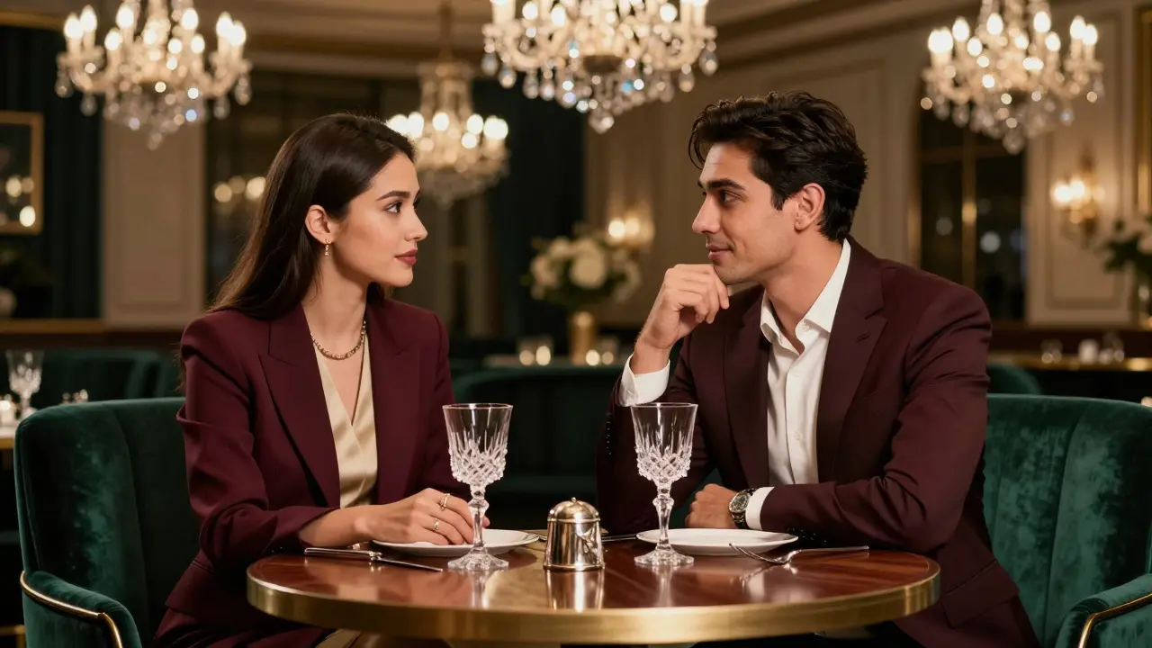 Два человека на официальном гала-мероприятии