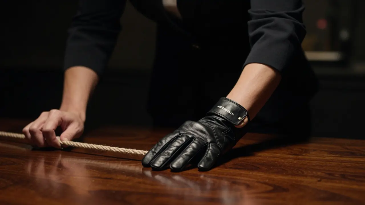 Деталь профессиональных атрибутов доминирования в атмосфере строгого контроля и безопасности